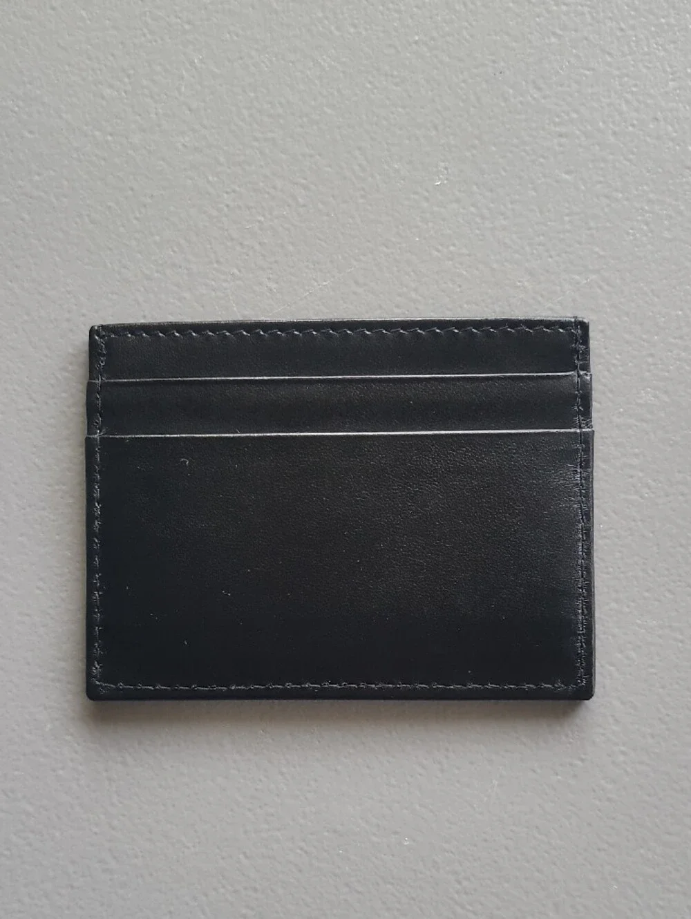 Dolce & Gabbana Black Calfskin Leather Card Holder